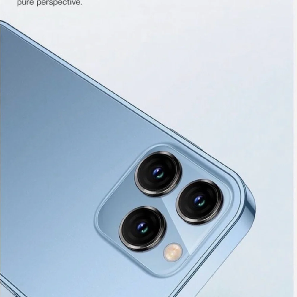Purple Smartphone with Triple Camera